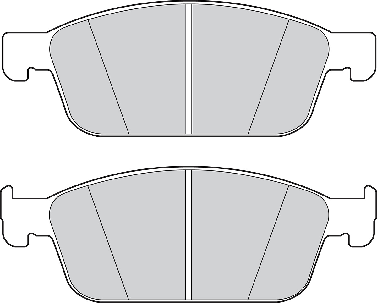 Jeu de 4 plaquettes de frein VALEO ref. 302886